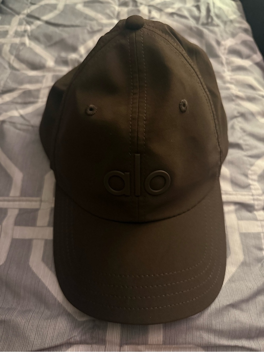 ALO Yoga Women’s Dark Brown Logo Baseball Cap